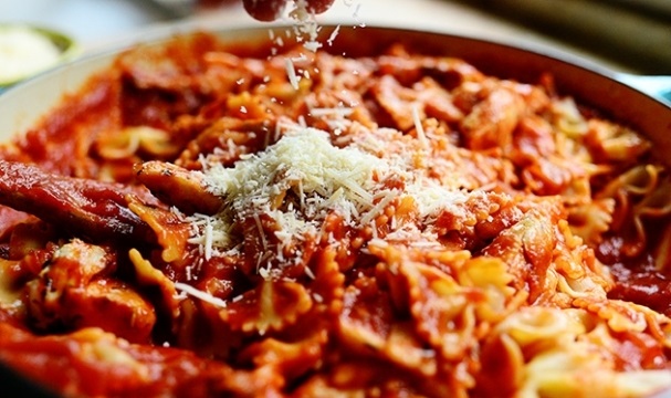 Куриная лазанья (куриный, лазанье, куриные грудки, итальянские травы, Куриная лазанья) куриный