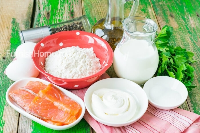 Роллы из блинов со слабосоленой семгой (ролл, блин, слабосоленой, семга, блинов слабосоленой, блинов слабосоленой семгой) ролл