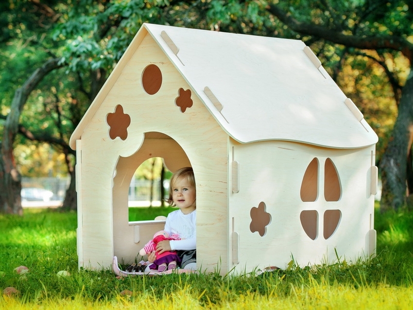 Детский домик на даче — фото и идеи